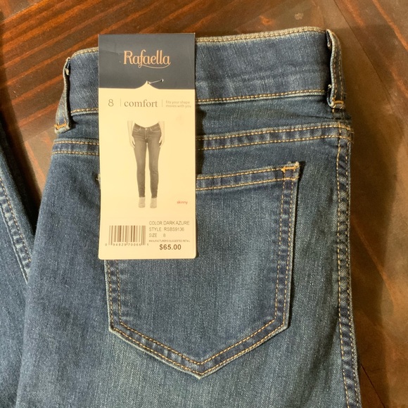 Rafaella Denim - Rafaella skinny weekend dark azure jeans SZ 8 NWT